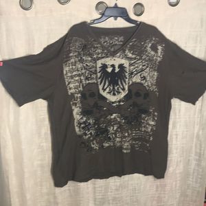 Parts skull 2XLT short sleeve shirt